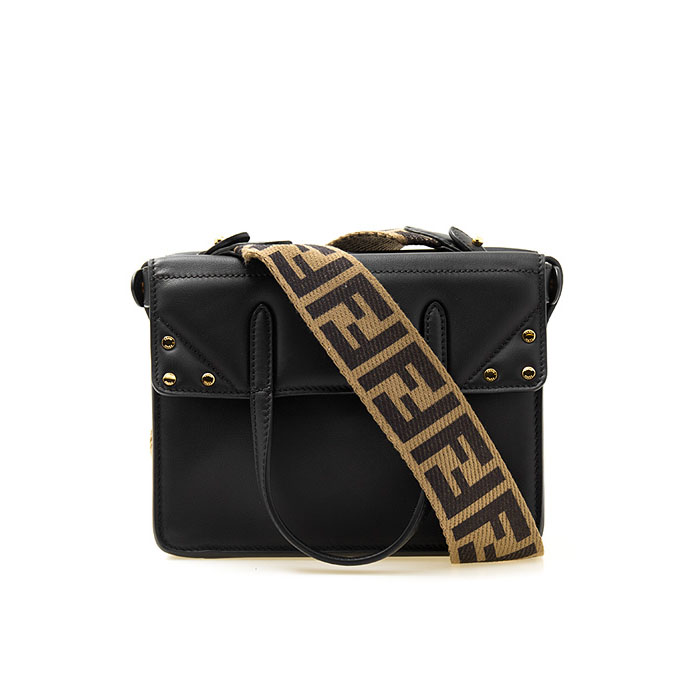 フェンディFENDI BAG レディースバッグ 8BT306 A5DY F0KUR BLACK+SOFT GOLD