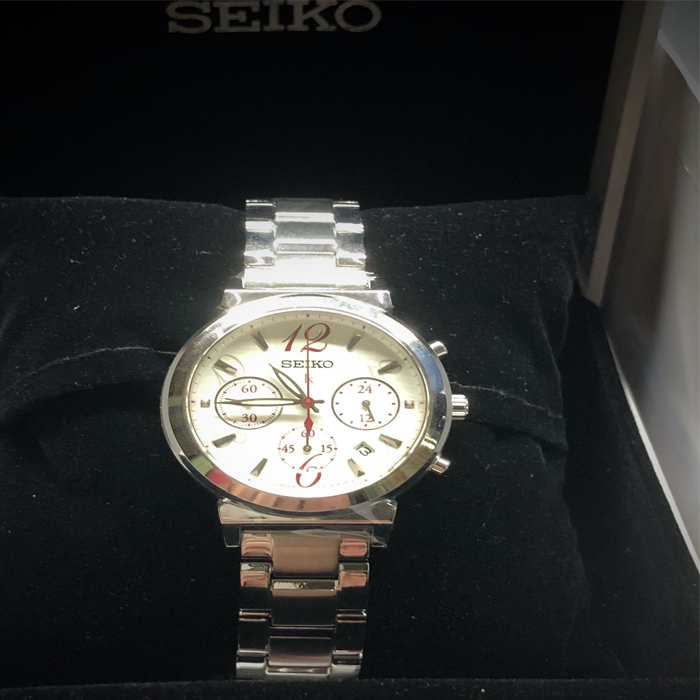 SEIKO LUKIA W Chronograph SSB Quartz Purple SRW871P1