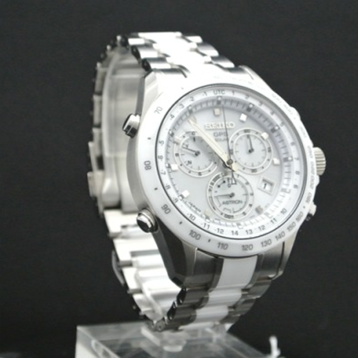 Seiko Astron Chronograph Watch Stainless steel GPS Solar SSE027J1