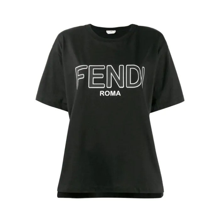 FENDI LADY T-SHIRT フェンディレディTシャツ FAF077 A8XA F0GME BLACK 19FW