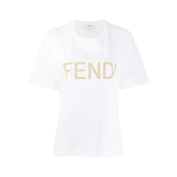 フェンディFENDI LADY T-SHIRT レディTシャツ FAF077 A8XA F0ZNM WHITE 19FW