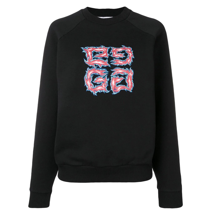 GIVENCHY LADY SWEATSHIRT ジバンシーレディーススウェットシャツ BW70633Z1L001 logo sweatshirt