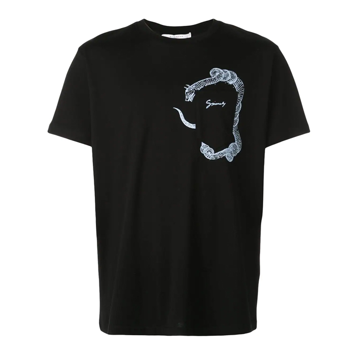 GIVENCHY MEN T-SHIRTS ジバンシー メンズ T シャツ BM70QE3002001 T-shirt with logo chest pocket