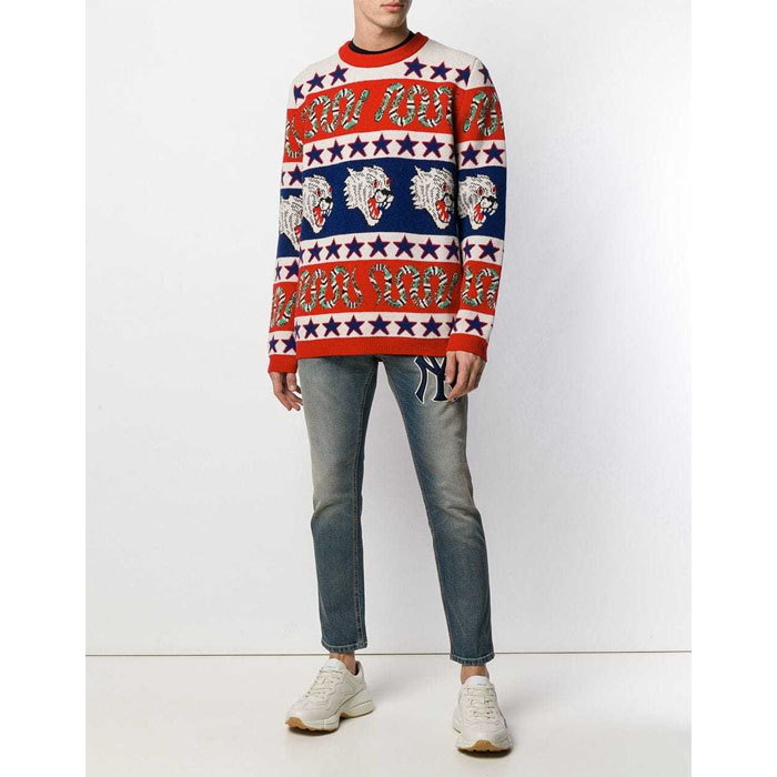 GUCCI MEN SWEATER グッチ メンズ セーター 545748 XKADZ 4358 Knits & Sweaters 19FW