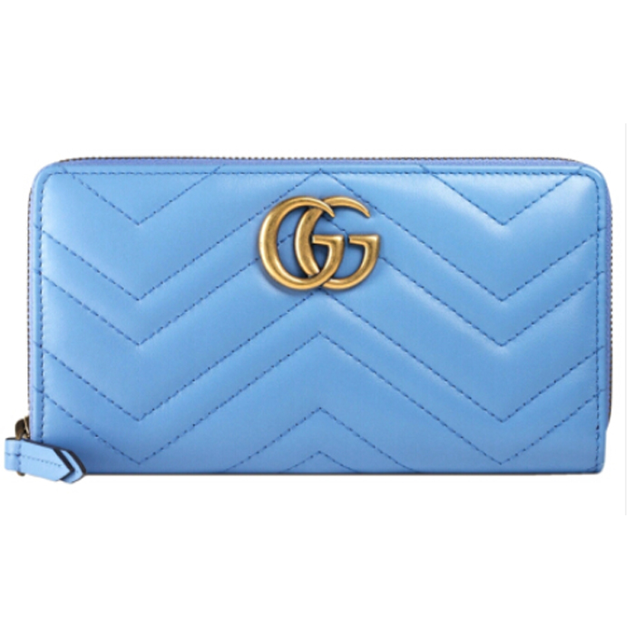 グッチ GUCCI WALLET レディースウォレット 443123 DRW1T 4338 BLUE