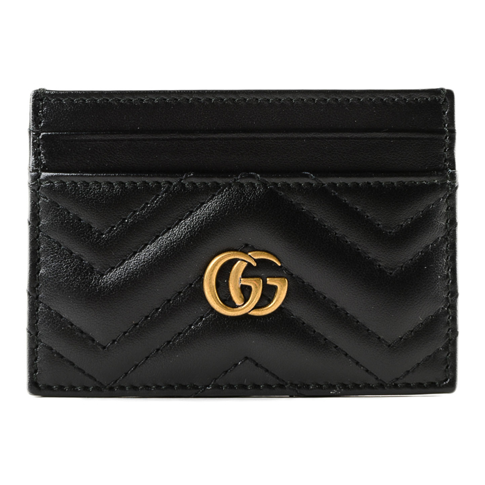 グッチGUCCI WALLET レディースウォレット 443127 DTD1T 1000 BLACK GG Marmont Cc Case