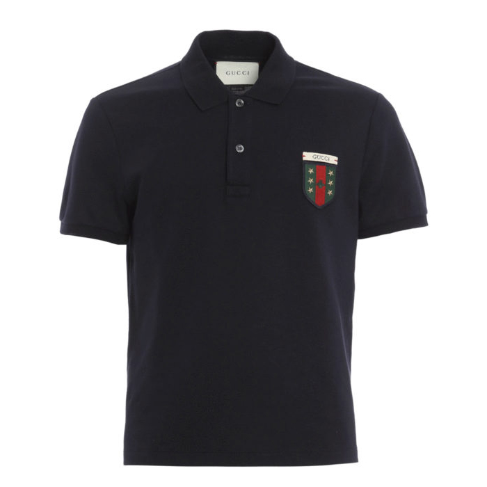 GUCCI Logo patch polo shirt 408322 X7333 4440