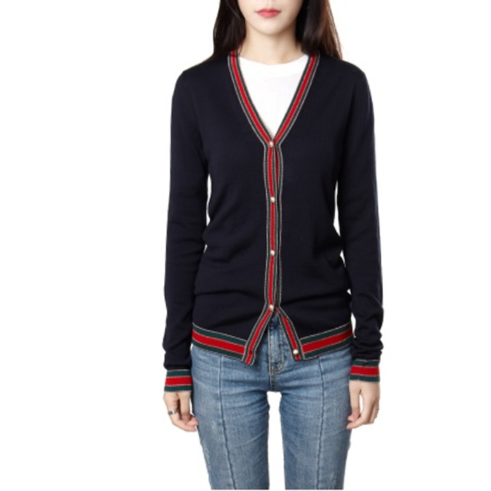 グッチGUCCI レディースカーディガンMerino Wool Knit Cardigan 411610 X5793 4098