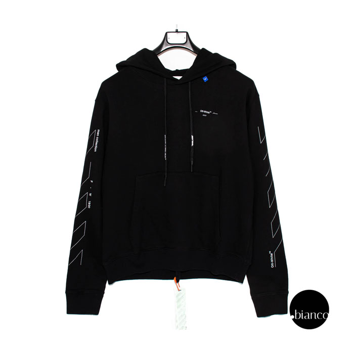 OFF WHITE MEN SWEATSHIRT オフ ホワイト メンズ スウェットシャツ OMBB034E19E30003 1091 Pullovers Sweat Street Style Long Sleeves Hoodies 19FW