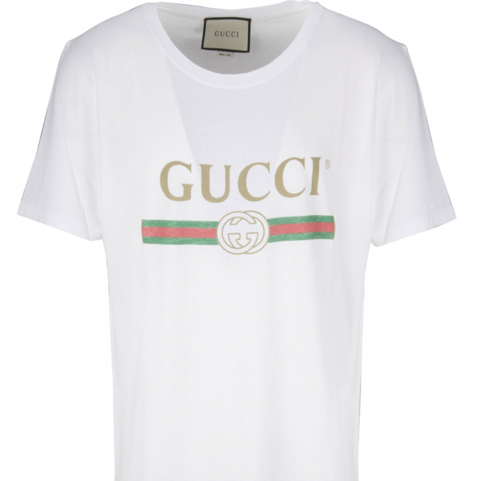 Gucci 18SS old logo print T-shirt 440103 3F05 9045