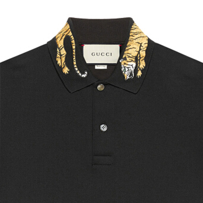 GUCCI burial man tiger tiger sashimi short sleeve POLO 453865 X5H82 1004