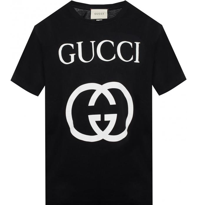 GUCCI LOGO-PRINTED T-SHIRT 493117 X3Q35 1289