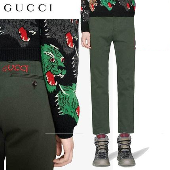 GUCCI Plain Cotton Pants 519546 Z396H 3940