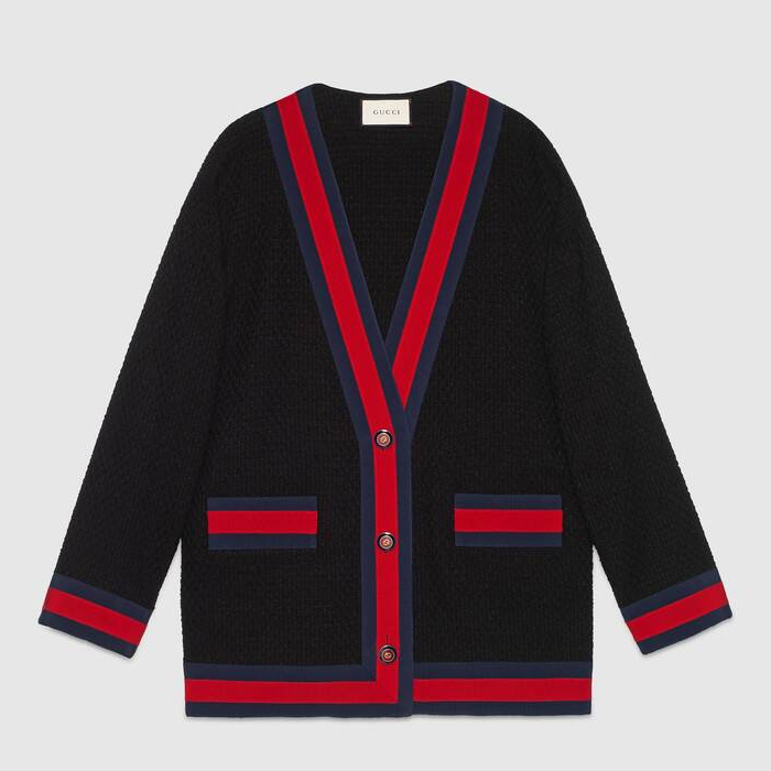 Gucci web cardigan 498923 ZIM18 1301