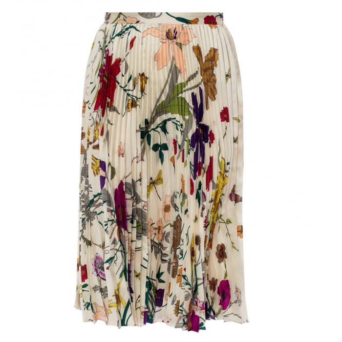 GUCCI PATTERNED PLEATED SKIRT 544897 ZAAOM 9275