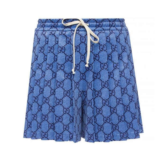 GUCCI PATTERNED SHORTS WITH PLEATS 546379 XJADG 4944