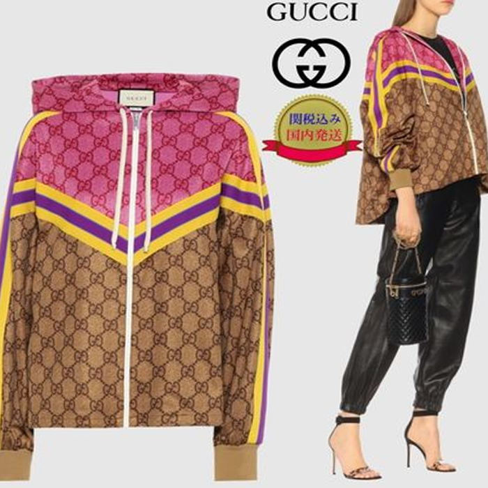 GUCCI beige and pink jacket 546381 XJADG 2134