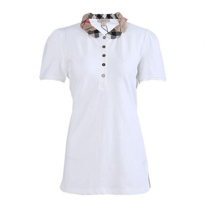 バーバリー BURBERRY 半袖 レディース Tシャツ ポロシャツ 3847355 10000 WHITE