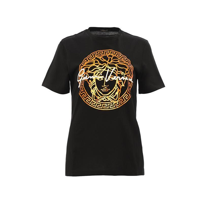 ヴェルサーチ VERSACE レディースメデューサヘッドプリントTシャツ A85759 8806 3271