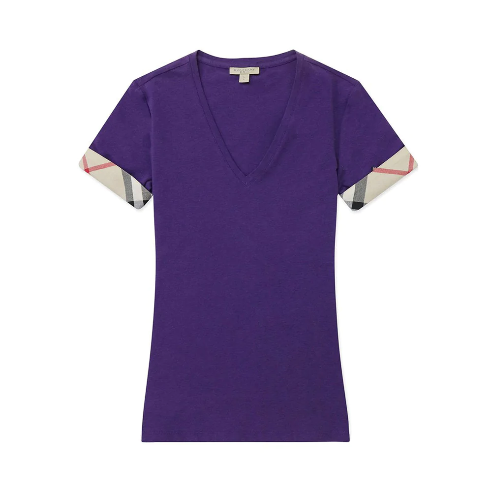 バーバリーBURBERRY レディース  Tシャツ 3933937 50940 ROYAL-PURPLE-M