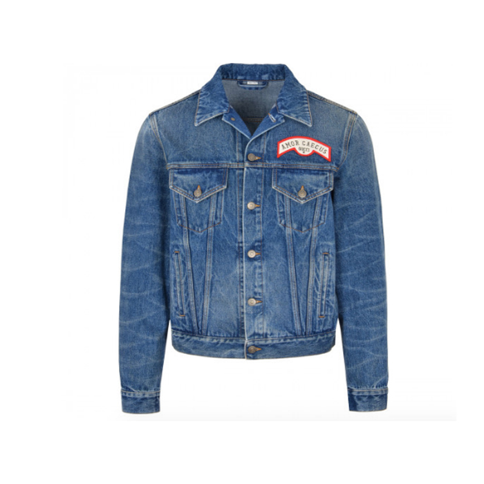 GUCCI Amor Caecus denim jacket 553600 XDAGQ 4206