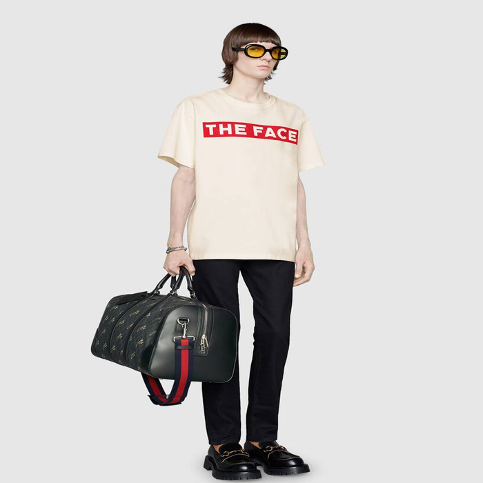 Gucci T-shirt oversize avec The Face 565806 XJBCS 9577