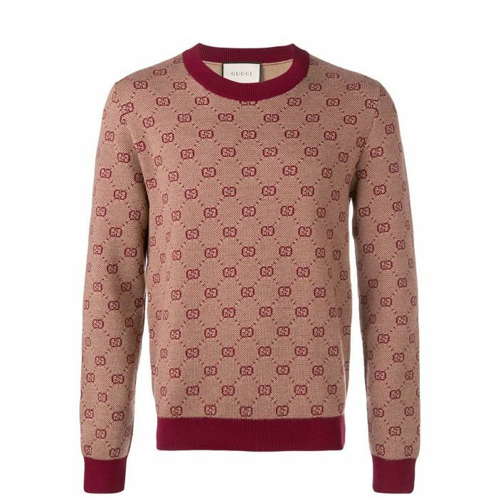 Gucci Men's GG Pattern Sweater 572629 XKAKV 9192