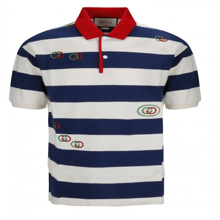 GUCCI STRIPE POLO SHIRT 581976 XJA6H 4594