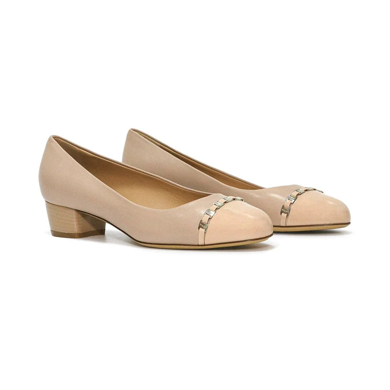 FERRAGAMO LADIES SHOES フェラガモ レディース シューズ  0593793 PIM30C NEW-BISQUE