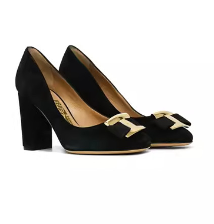 FERRAGAMO LADIES SHOES フェラガモ レディース シューズ  0597707 NINNA85 NERO