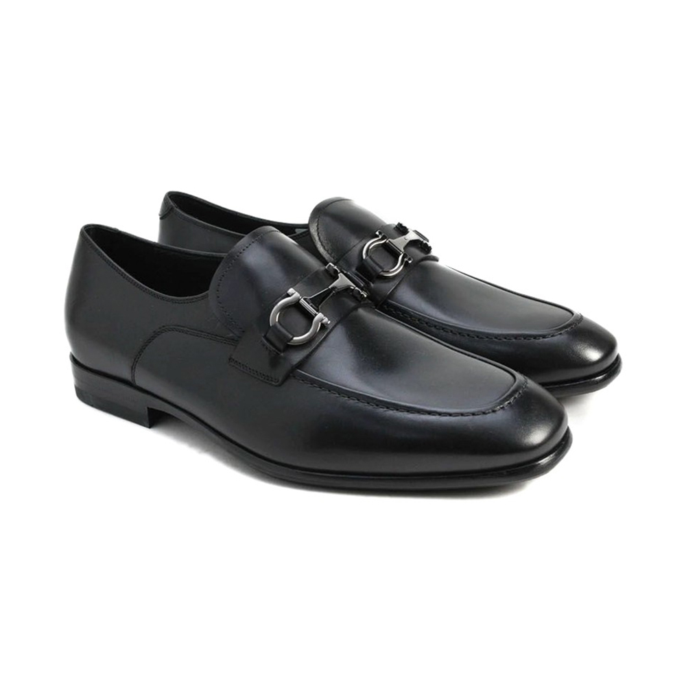 FERRAGAMO MEN SHOES フェラガモ メンズ シューズ 0618471 MALCOM NERO