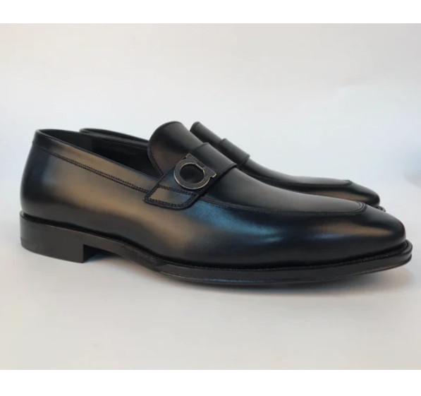 FERRAGAMO MEN SHOES フェラガモ メンズ シューズ 0632682 LUSSO NERO