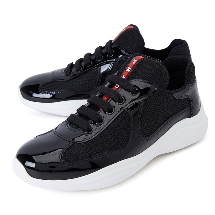 PRADA Shoes for Women プラダレディースシューズ 3E6420 ASZ F0967 NERO BIANCO