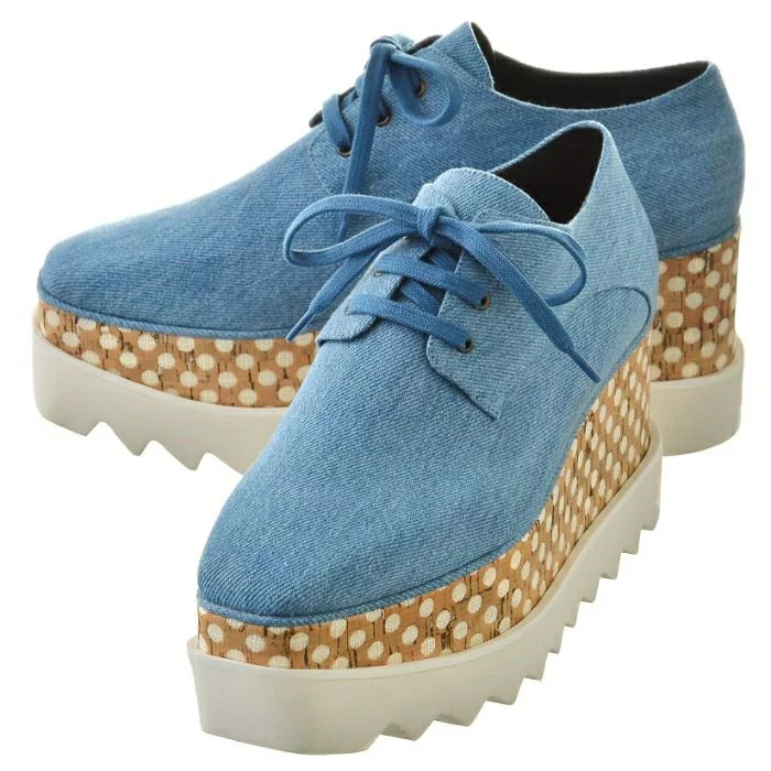 STELLA MCCARTNEY LADY SHOES ステラマッカートニーレディースシューズ 453638 W1A40 4910 Blue