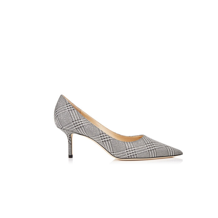 Jimmy Choo LOVE 65 Silver Prince of Stars Pointy Toe Pumps