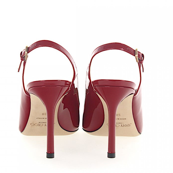 JIMMY CHOO Slingpumps ERIN 85 patent leather red