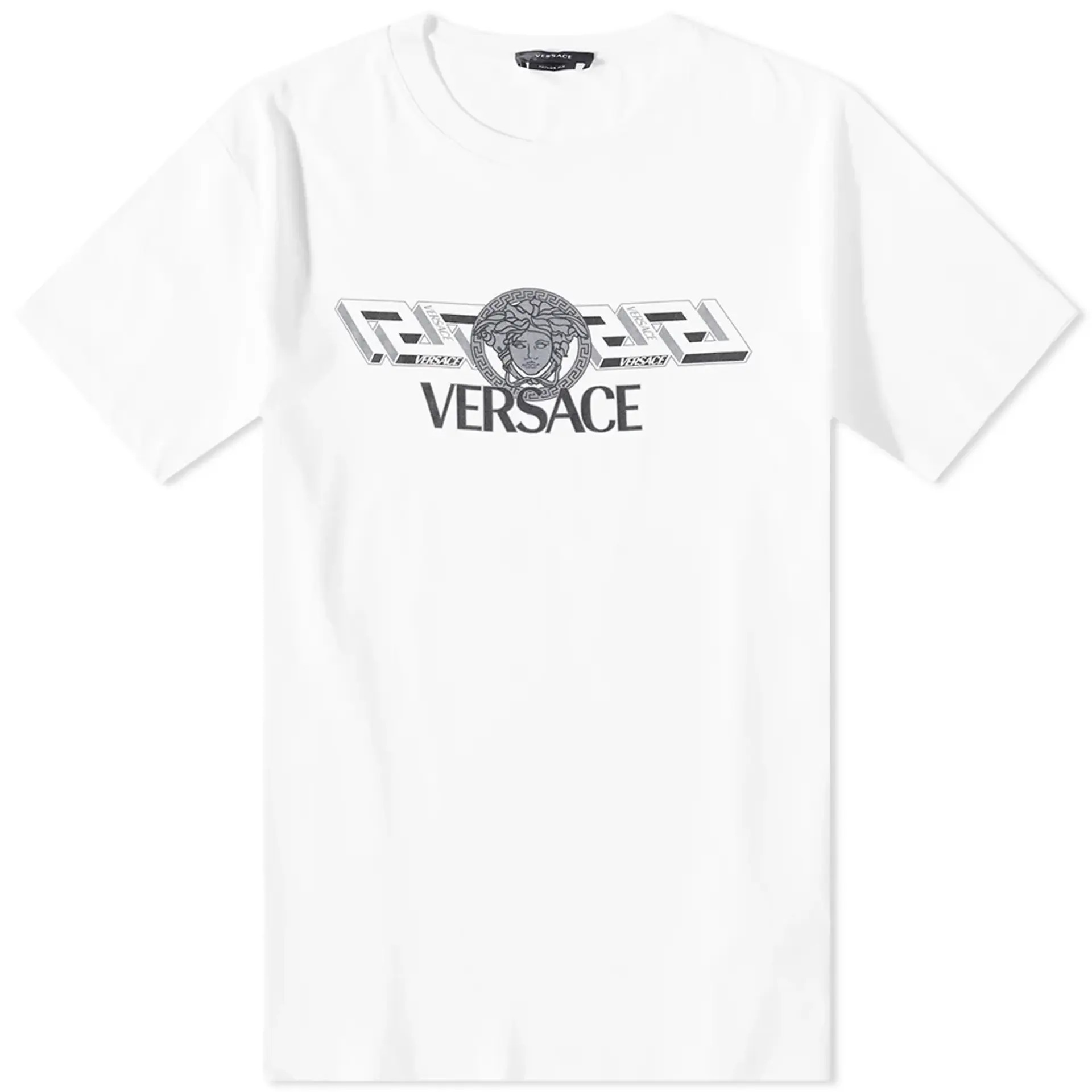 VERSACE MEN T-SHIRT (S) ヴェルサーチ メンズ Tシャツ (S) 1008461 1A06051 1W000