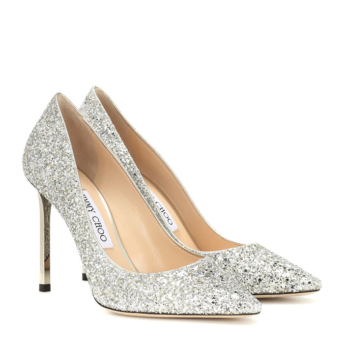 ジミーチュウ JIMMY CHOO レディースシューズ  Romy 100 glitter pumps