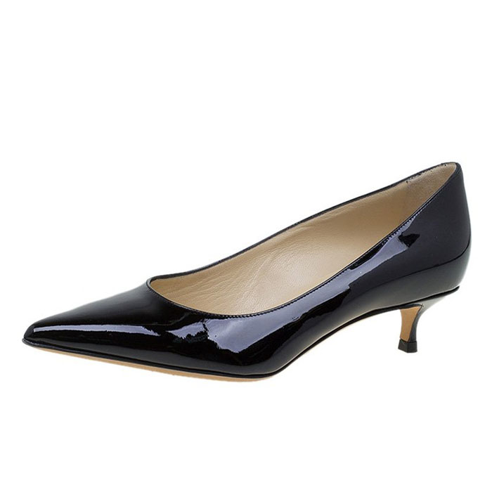 Jimmy Choo Black Patent Leather Romy 40 Pumps Size