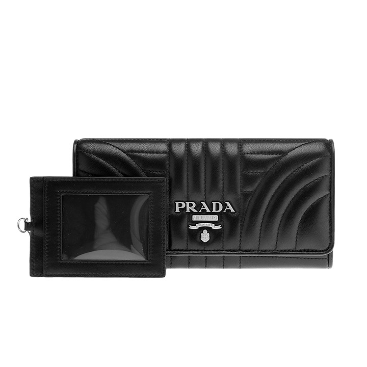 プラダ  PRADA レディース  ウォレット フラップ長財布 1MH132 2B0X F0002 NERO