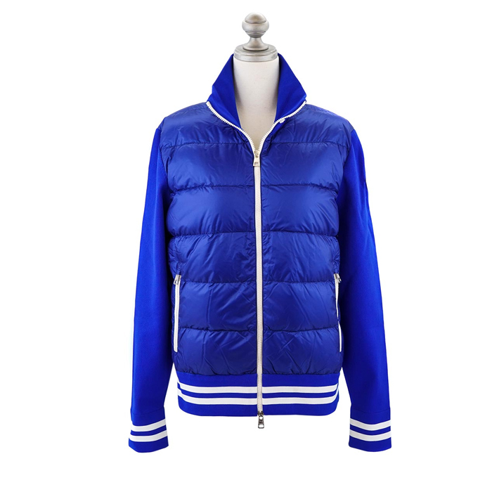 MONCLER MEN DOWN JACKET モンクレールメンズダウンジャケット 94213-00 C9001 734 BLUE CARDIGAN