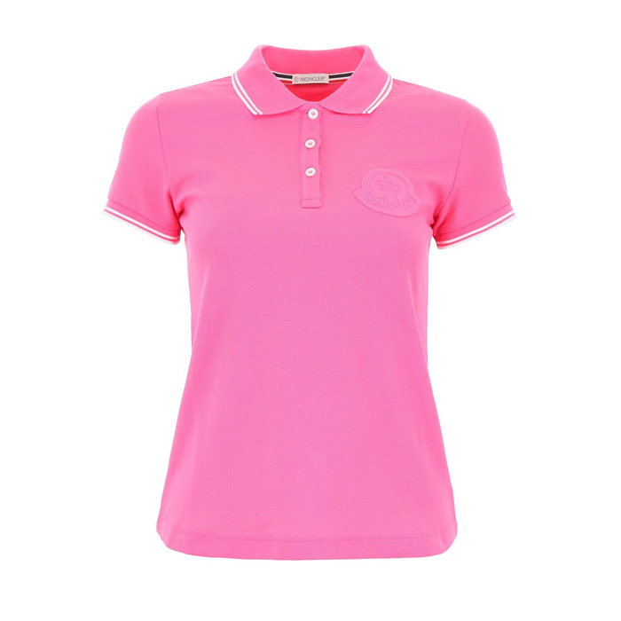 MONCLER LADY POLO-SHIRT モンクレール レディ ポロ シャツ 83860-61 V8003 522 PINK