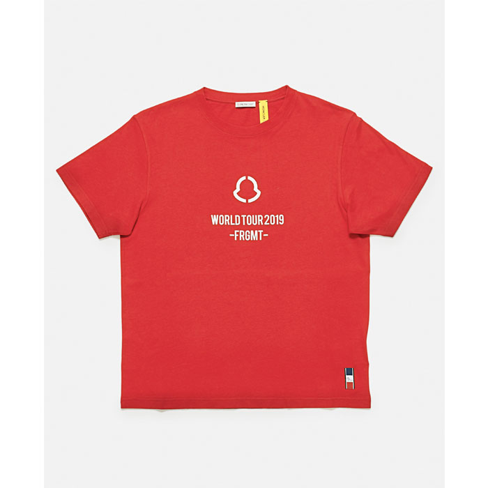 MONCLER MEN T-SHIRT S モンクレール メンズ Tシャツ 80001-50 8391Q 455 Red