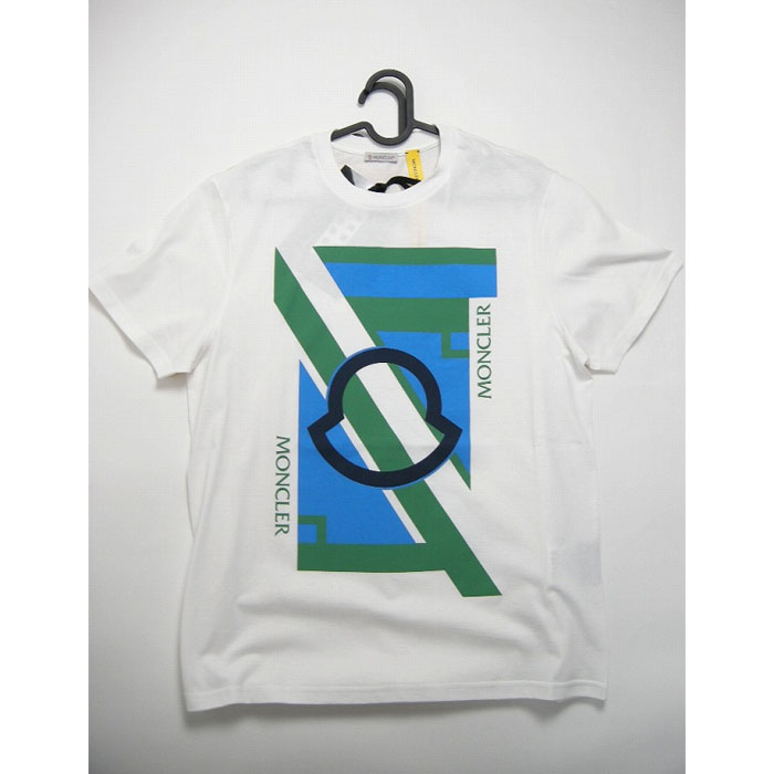 MONCLER MEN T-SHIRT S モンクレール メンズ Tシャツ 80025-50 809E3 034 White