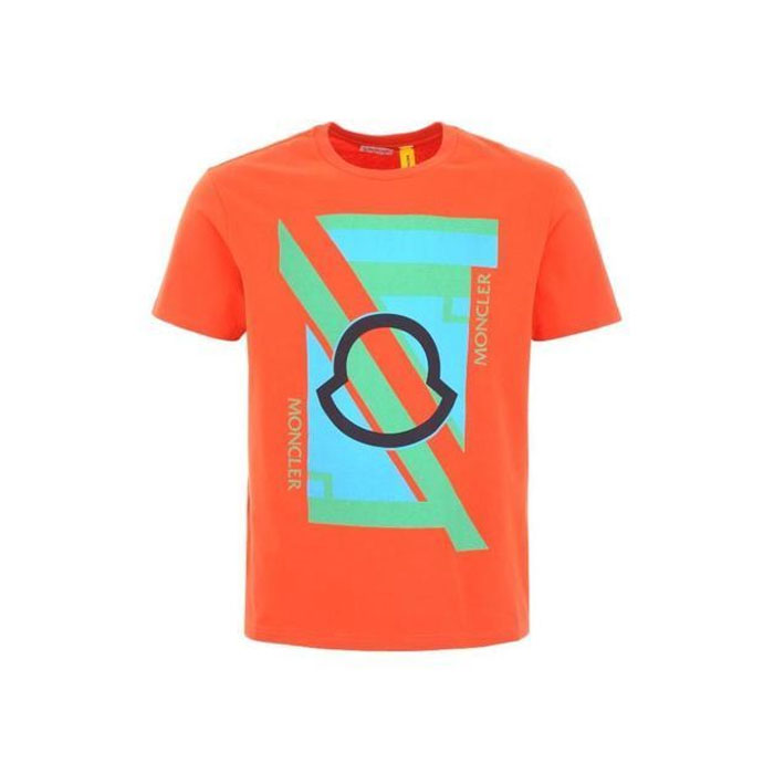 MONCLER MEN T-SHIRT S モンクレール メンズ Tシャツ 80025-50 809E3 301 Orange