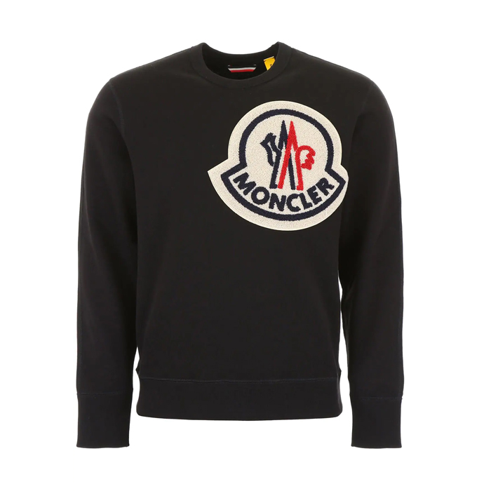 MONCLER MEN SWEATSHIRT モンクレールメンズスウェットシャツ 80452-00 80985 999 Black