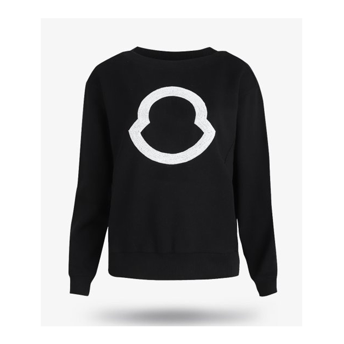 MONCLER LADY SWEATSHIRT モンクレールレディスウェットシャツ 80501-50 809E1 999 Black