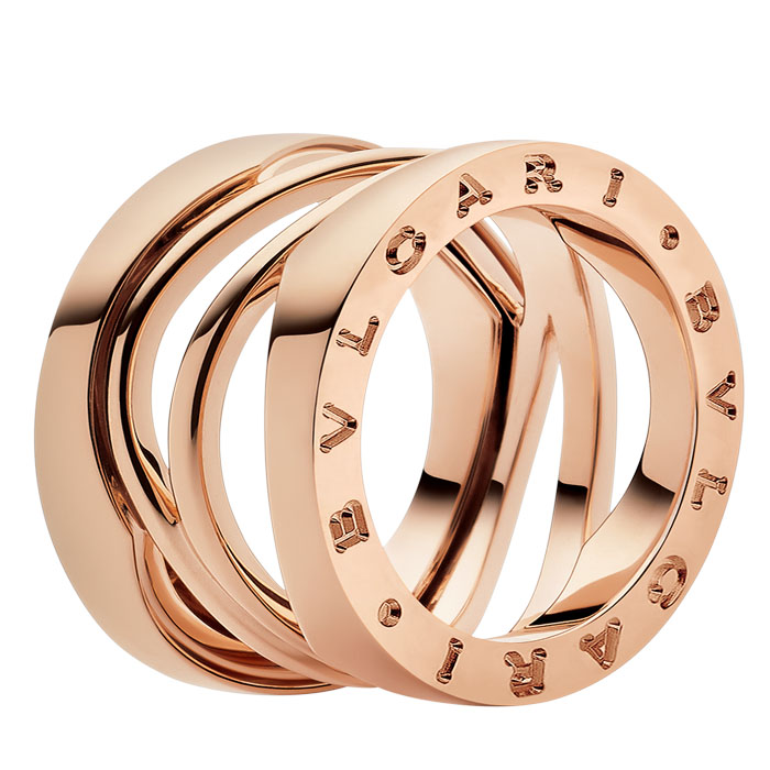 B.zero1 Design Legend three-band ring in 18 kt rose gold AN858029 L355LY