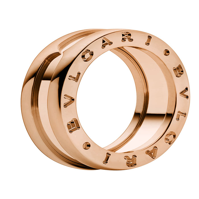 B.zero1 one-band ring in 18 kt rose gold AN852422 MSPTY3