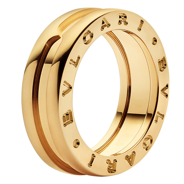 B.zero1 one-band ring in 18 kt yellow gold AN852260 M4X3SE